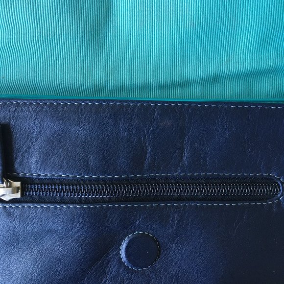 My Walit navy blue crossbody leather bag - Picture 4 of 7